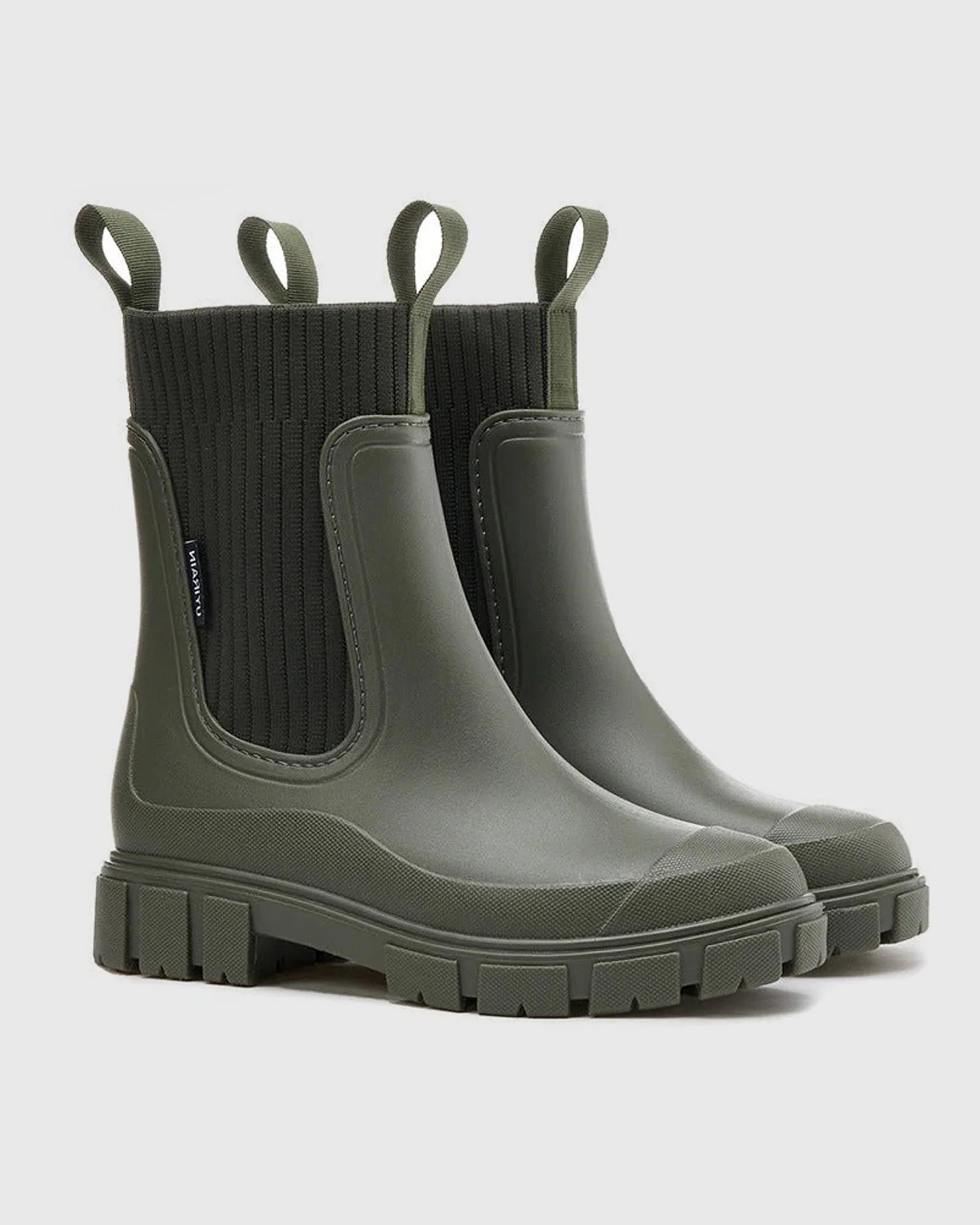 Wasserfeste Gummistiefel f��r Damen mit rutschfester Sohle