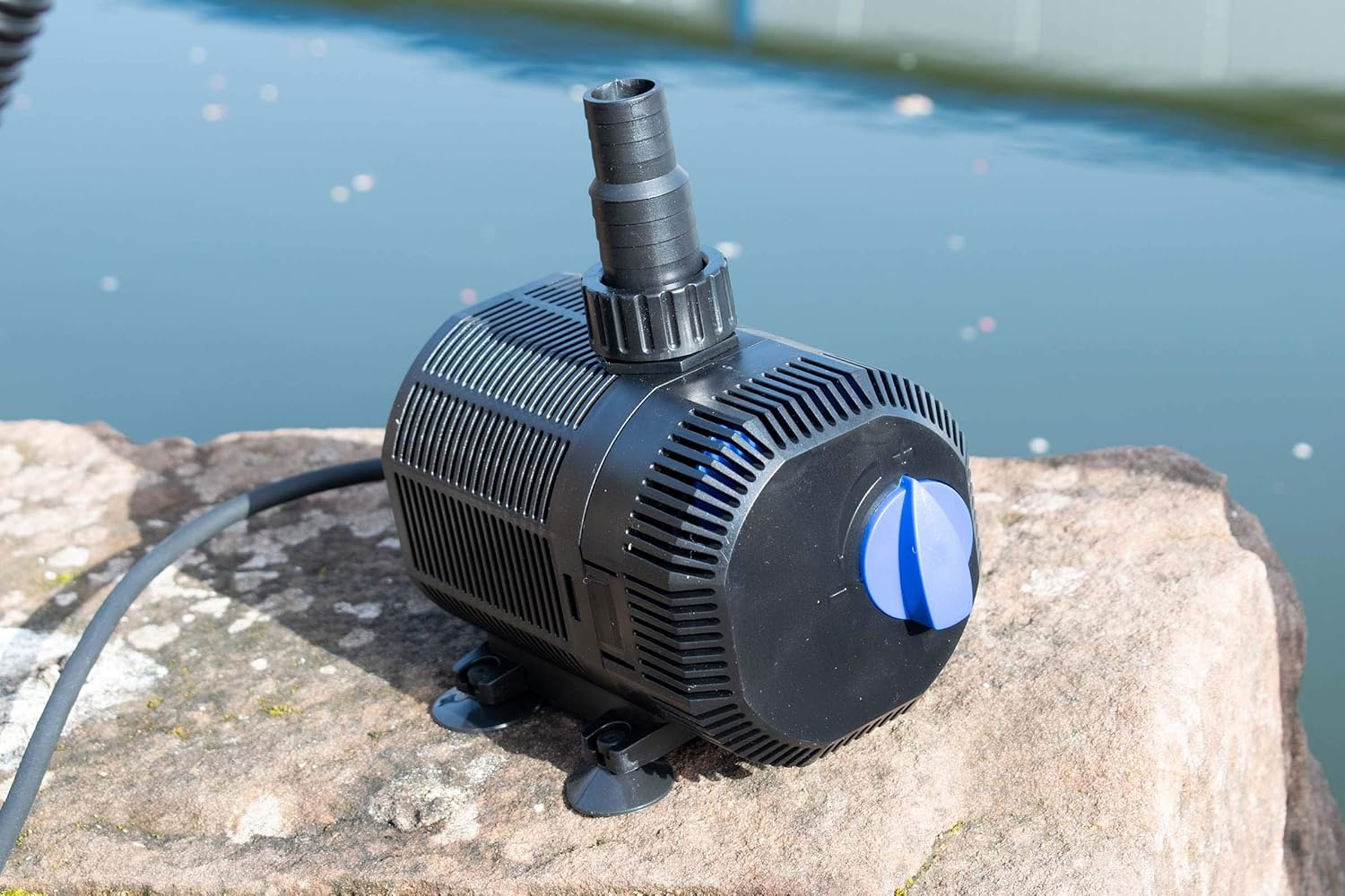Mauk Teichdruckfilter Komplettset | 11 W UVC Klärer mit Spin Clean | inkl. Pumpe & Bachlauf Funktion | 6000 Liter