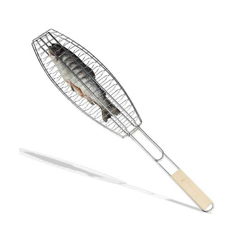 Grill do ryb, grillowania, 71x14 cm, indywidualny