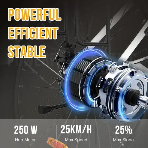 Evercross EK8S E-Bike – 250W, 26-Zoll, 12Ah Akku, bis 90 km Reichweite