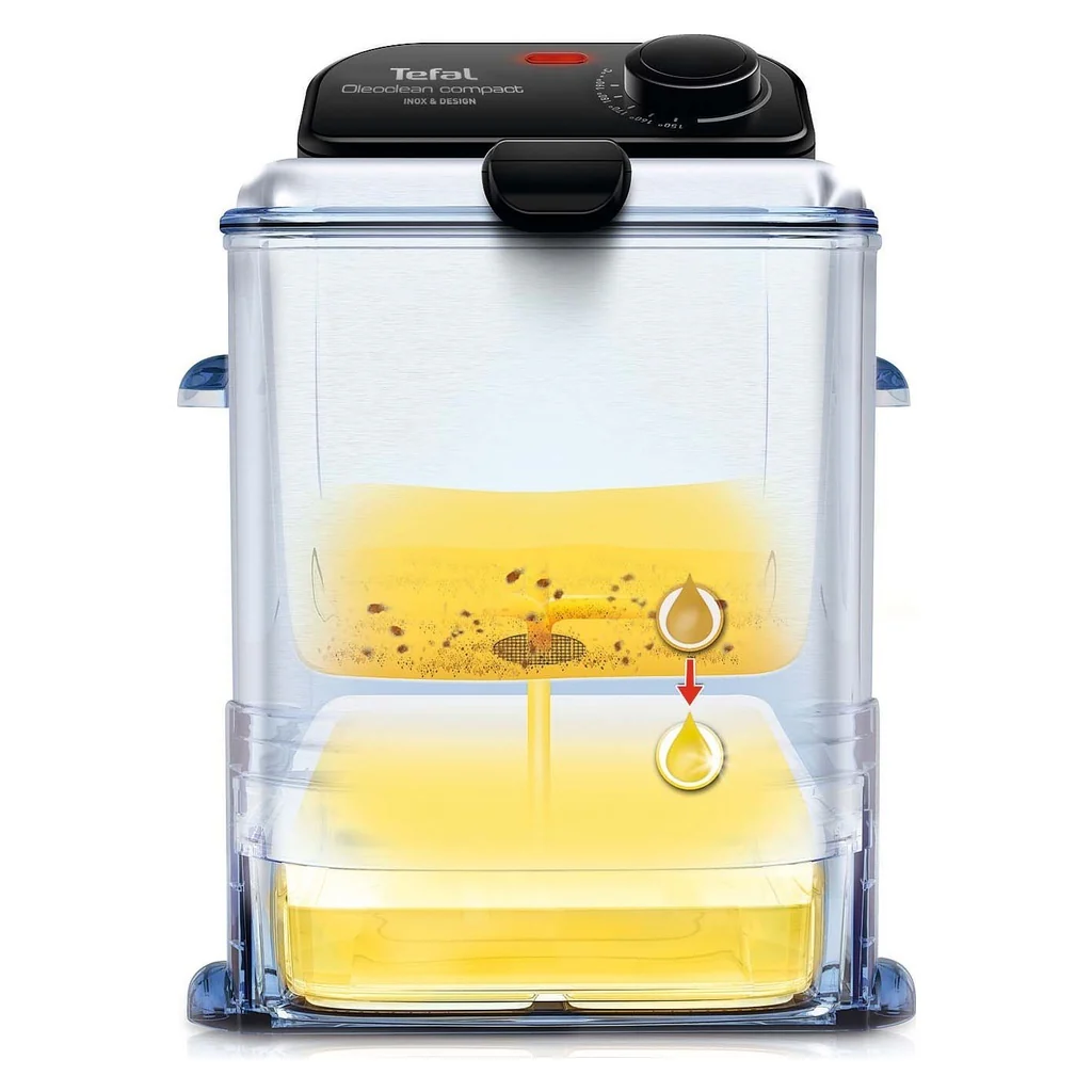 Tefal TEF Friteuse Oleoclean Compact FR7016 RVS