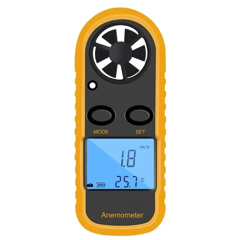 Digital Pocket Anemometer Smart Wind Speed & Temperature Meter