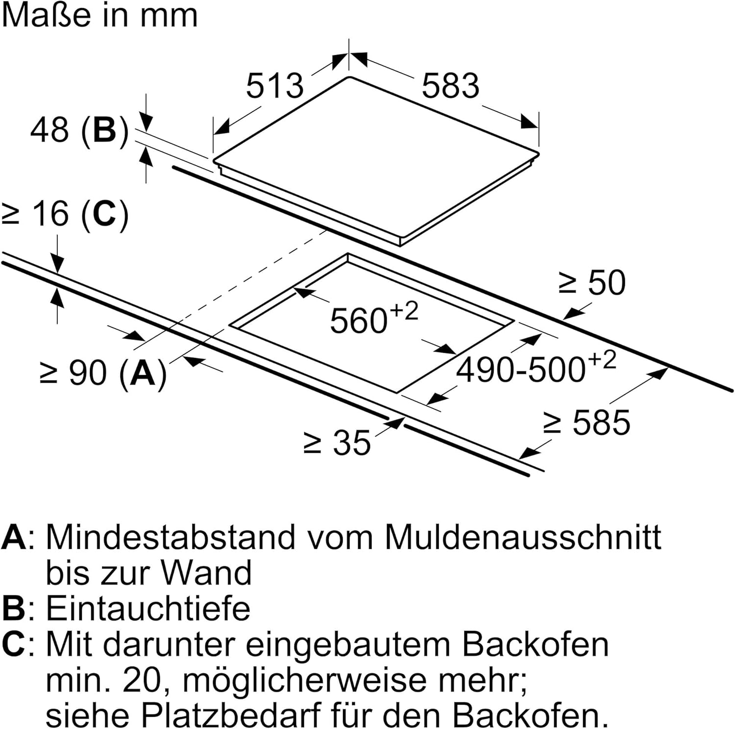 Siemens ET645HN17E iQ300 Glaskeramik-Kochfeld, 60 cm, Made in Germany, Flachrahmen-Design, zuschaltbare Bräterzone, touchControl - Steuerung per Fingertipp, Zweikreiszone 21 cm