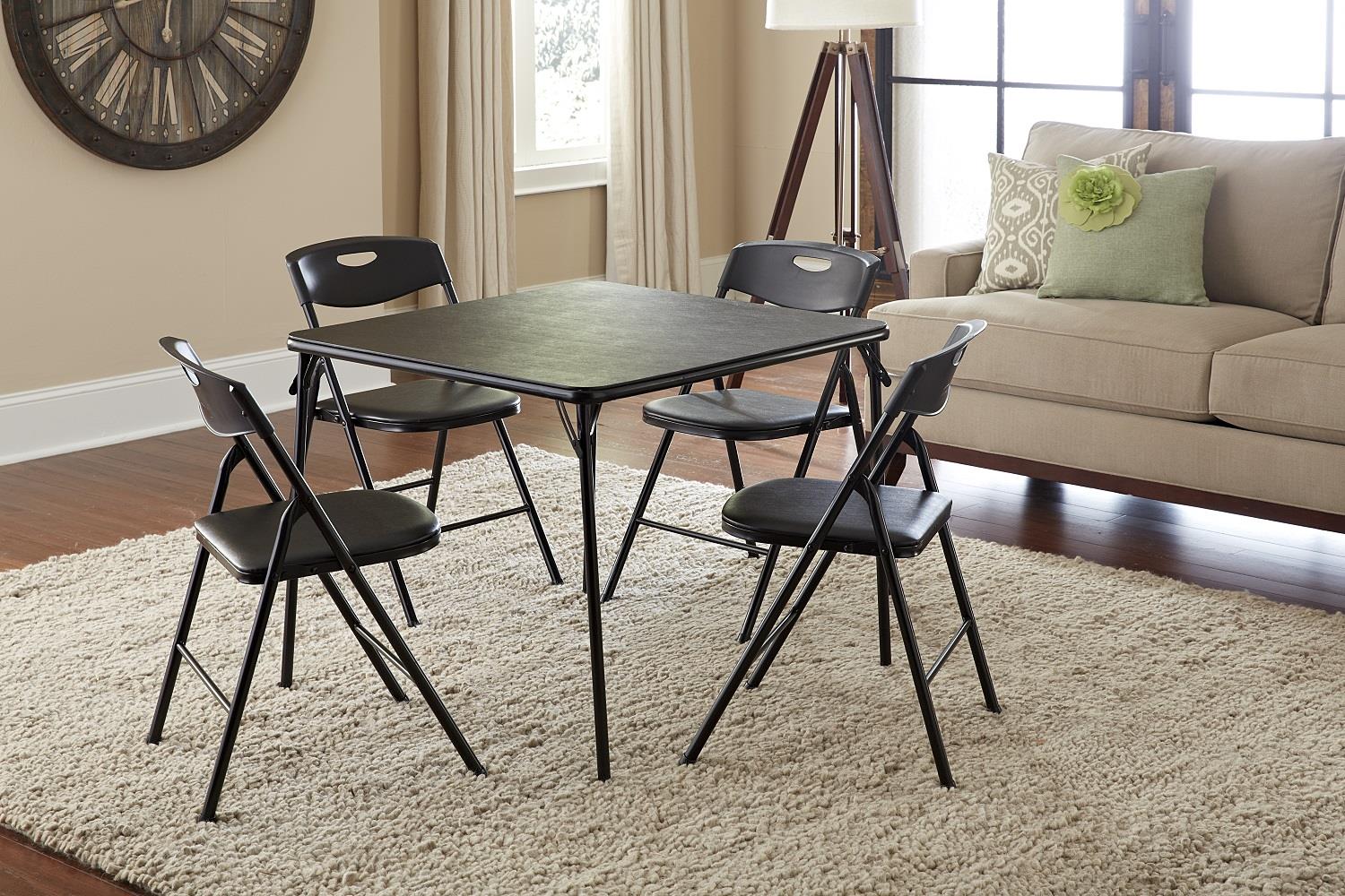 5-delige Inklapbare Tafel- en Stoelenset