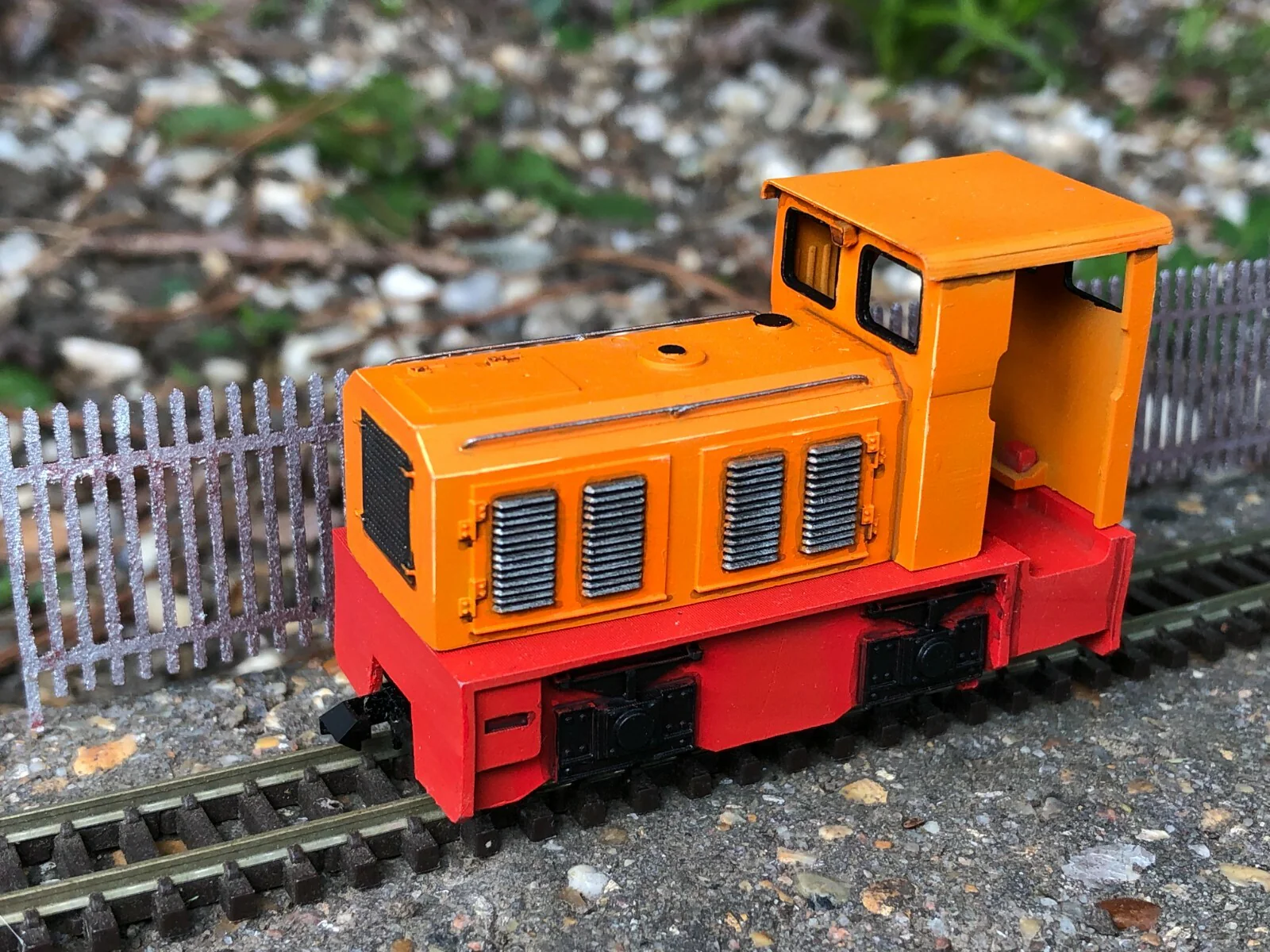 OO9 009 Diema DS60 Style Diesel Locomotive Shunter Body For KATO 109