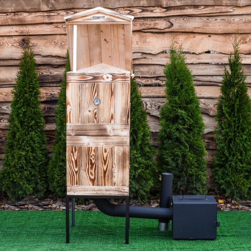 WĘDZARNIA DREWNIANA NAJWIĘKSZA PIEC 4XL OGRODOWA NAJNOWSZA IMPREGNACJA x2