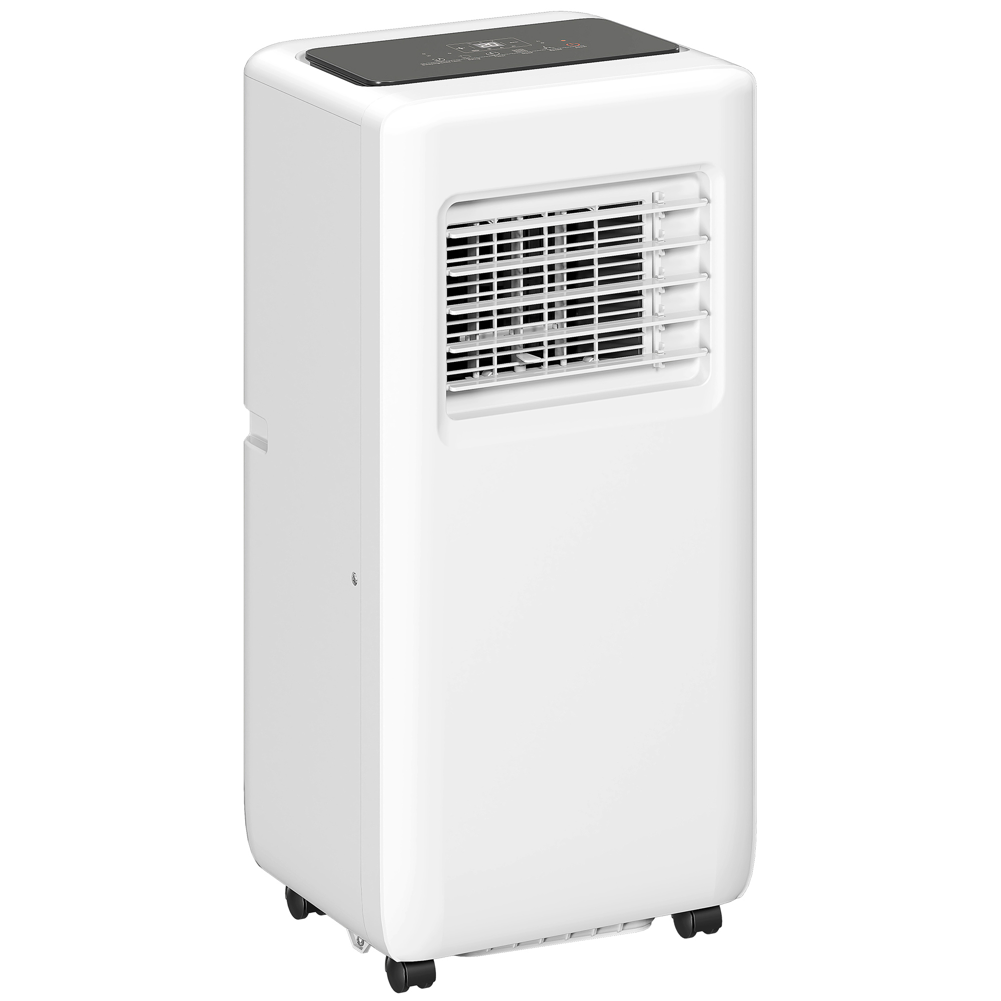 Mobiele Airconditioner, Diverse Instellingen, LED-Display, Timer, Wielen, Wit
