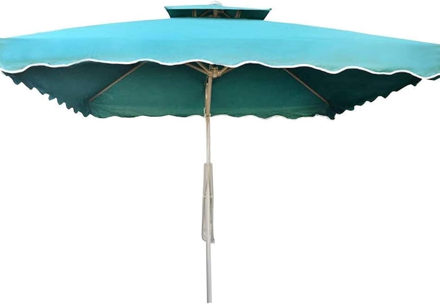 Garten-Sonnenschirme für den Außenbereich, 2 x 2,2 cm, Sonnenschirm, mit Kreuzsockel, Sonnenschutz für Außenbereich/Gärten/Balkon/Terrasse, rechteckiger Gartenschirm, ohne Sonnenschirmfuß good