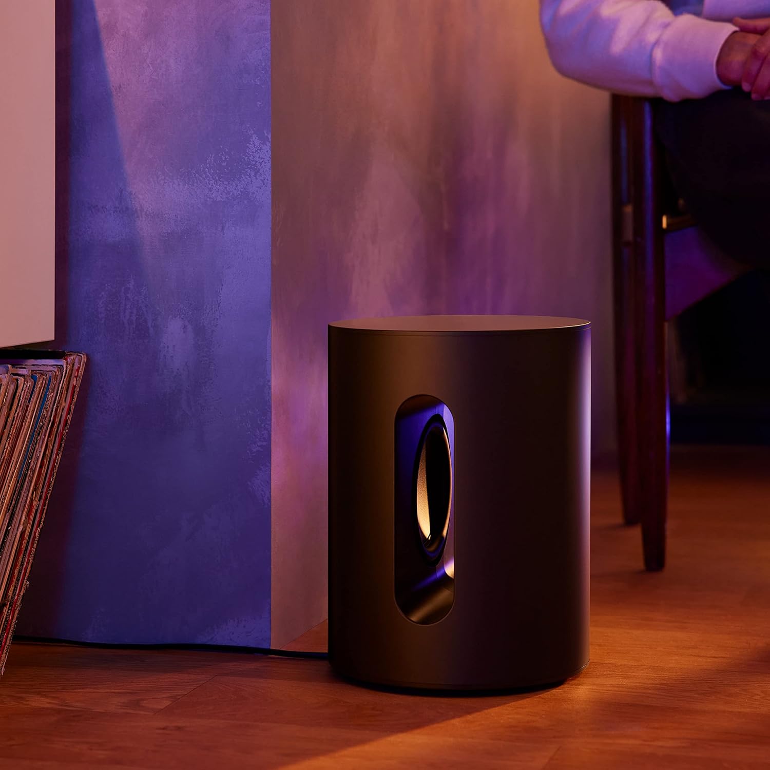 Sonos Sub Mini Kompakt-Subwoofer, beeindruckender Bass, ausgewogener Klang, Einstellbarer EQ, 2 Class-D-Verstärker, Trueplay - Schwarz.