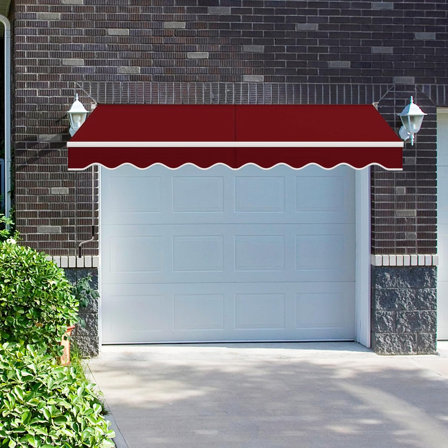 COSTWAY Gelenkarmmarkise Markise, 300 x 250cm Terrassenmarkise mit Alu-Rahmen & Handkurbel, Sonnenmarkise 40-100° Winkel einstellbar, Sonnenschutz & Wasserdicht Balkonmarkise für Balkon, Terrasse