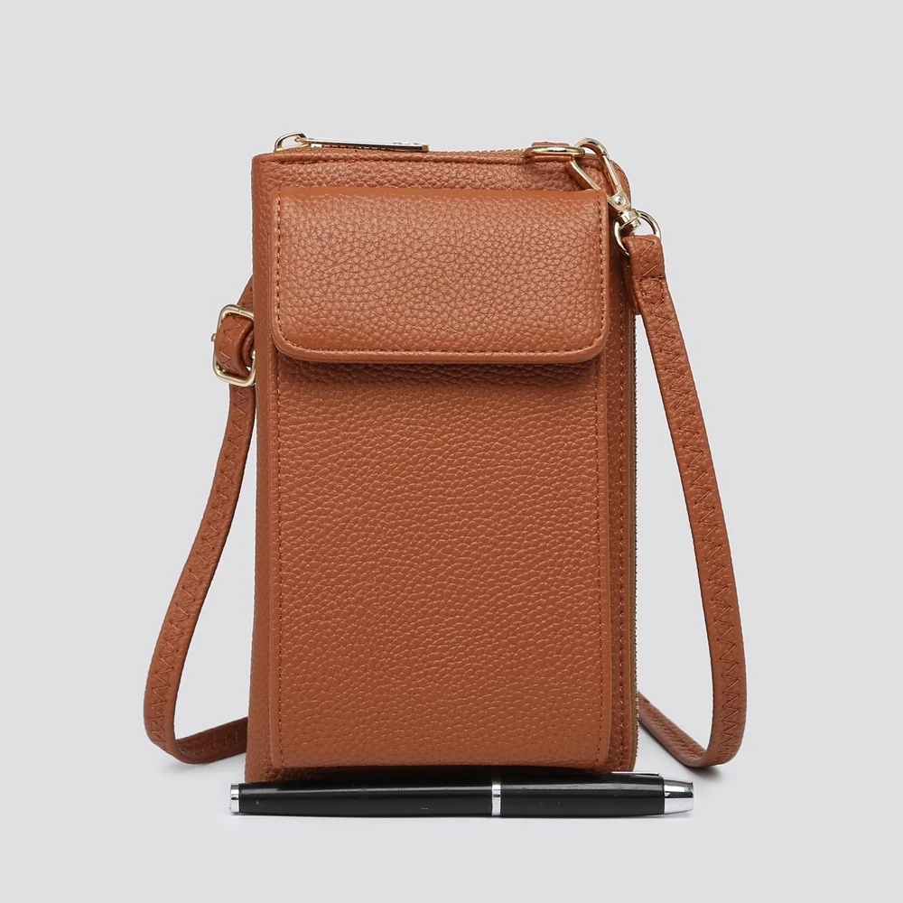 Rachel Phone Crossbody Bag | Brown