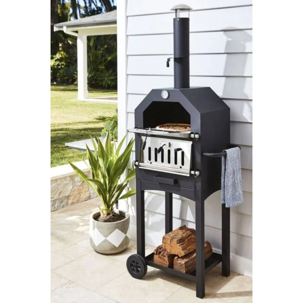 Czarny piec do pizzy ProGarden BBQ