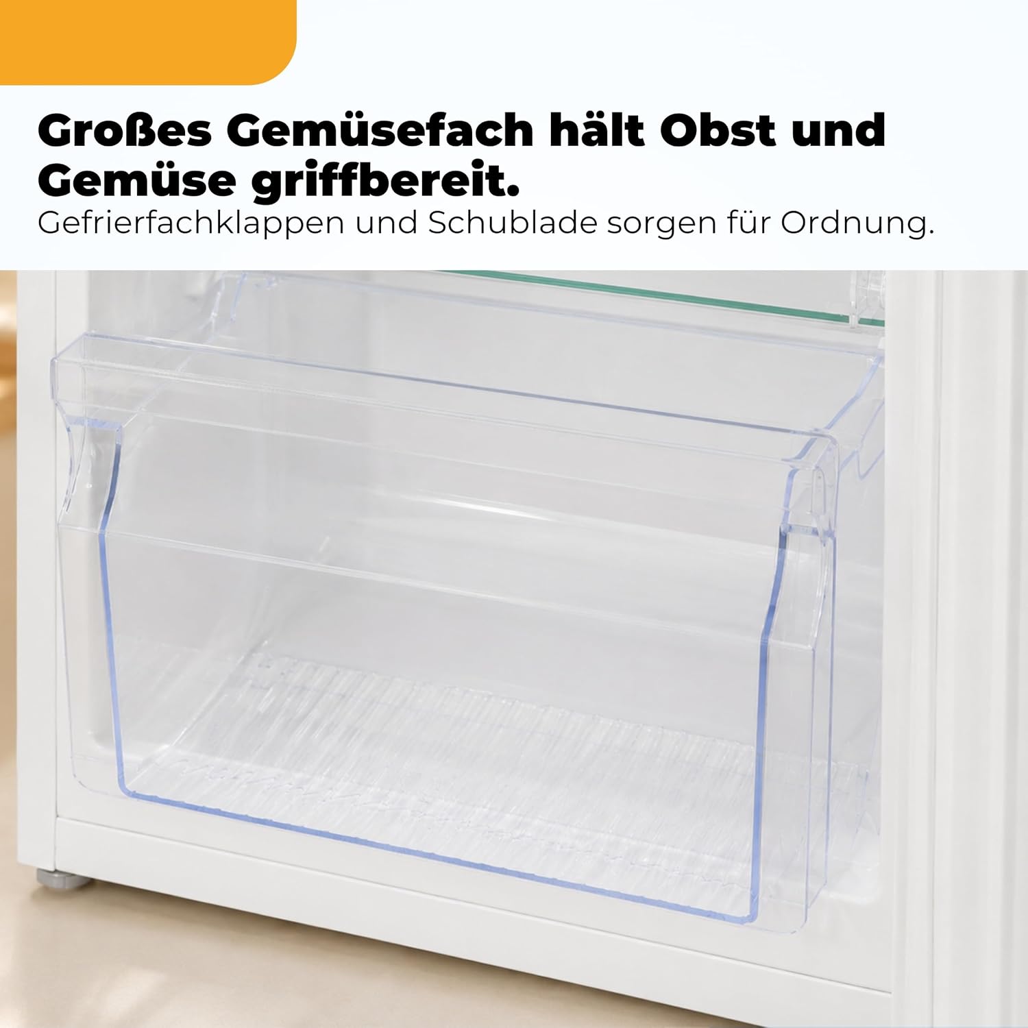 Exquisit Gefrierschrank | 63 l Nutzinhalt, Energieeffizienzklasse E, 39 dB(A) | kompakte Bauform, 4-Sterne-Gefrieren, manuelle Temperaturregelung, wechselbarer Türanschlag | GS5111-330E weiss