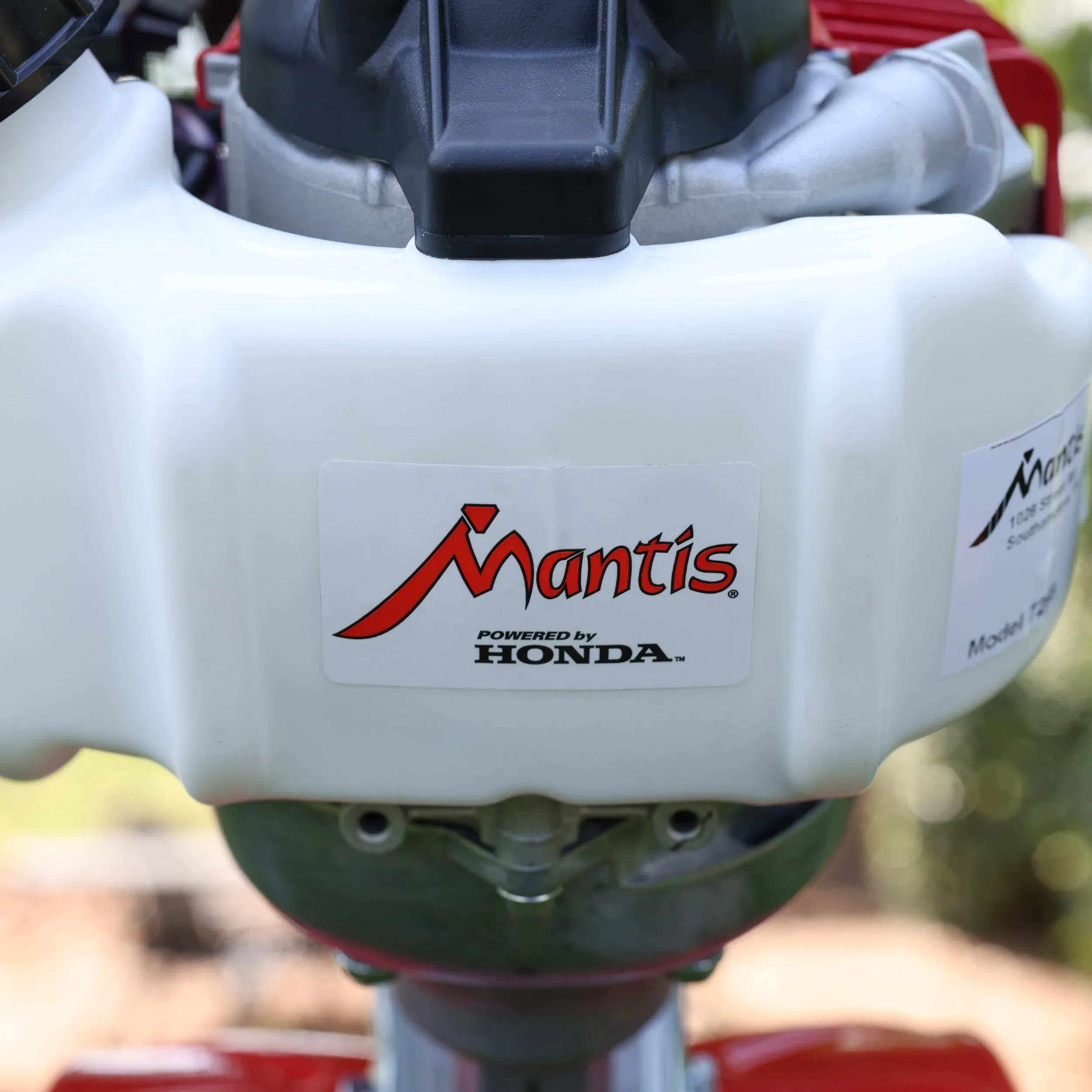 MANTIS 7268 Mini-Cultivator / Grondfrees �C 25 cc motor �C 9 inch voorste frezen �C Voorwaartse rotatie (CARB)