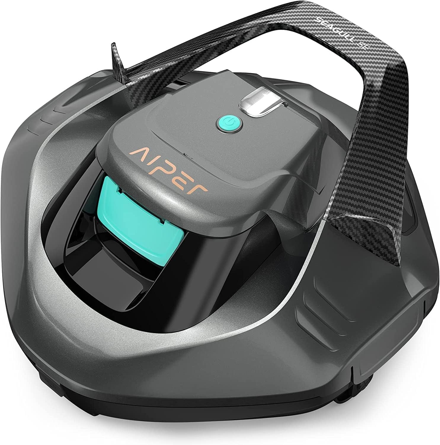 AIPER Robot basenowy, wydajne czyszczenie przez 90 minut, podwójne silniki napędowe, wskaźniki LED, automatyczne parkowanie, robot basenowy z akumulatorem, bezprzewodowy, idealnie nadaje się do
