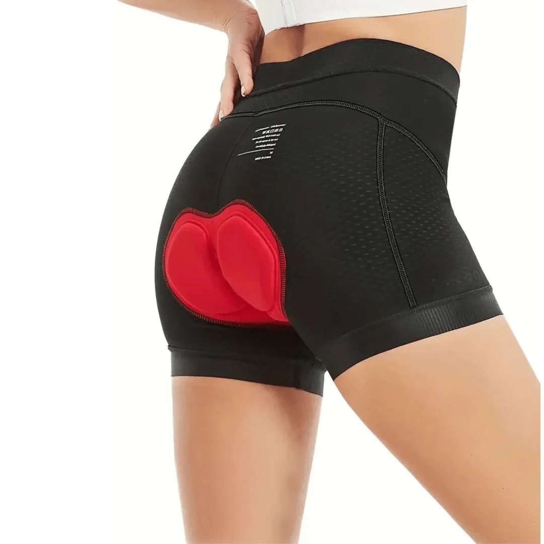 Atmungsaktive Radlerhose f��r Damen �C Gel-gepolstert & St��tzende Passform