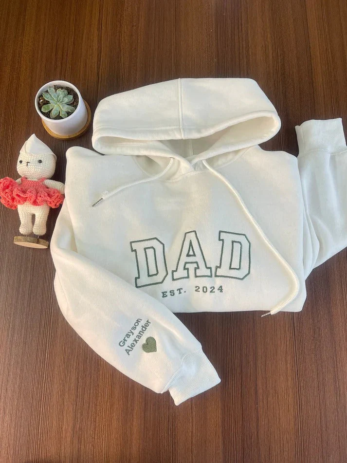 Vaderdagcadeau | LoveStitch | Een gepersonaliseerde hoodie vol familieliefde