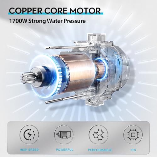 GREENER Idropulitrice elettrica 4200 PSI idropulitrice elettrica con tubo di uscita da 15,2 m e 4 ugelli rapidi, idropulitrice elettrica da 2,4 GPM con cannone per sapone, per auto, vialetto, pulizia : Amazon.it: Giardino e giardinaggio