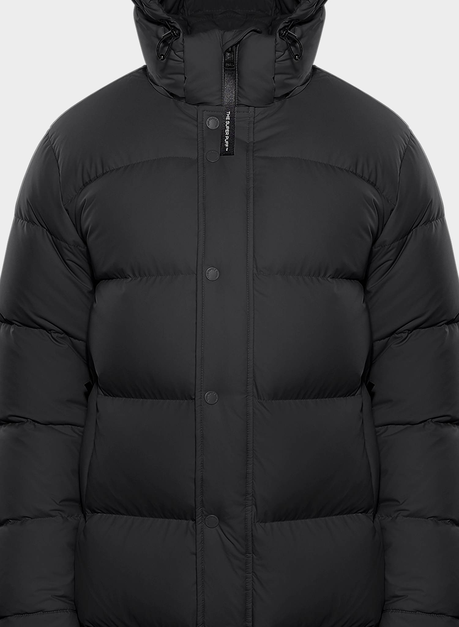 The Super Puff Women’s The Super Puff2O Long Jacket in Black | 3XS