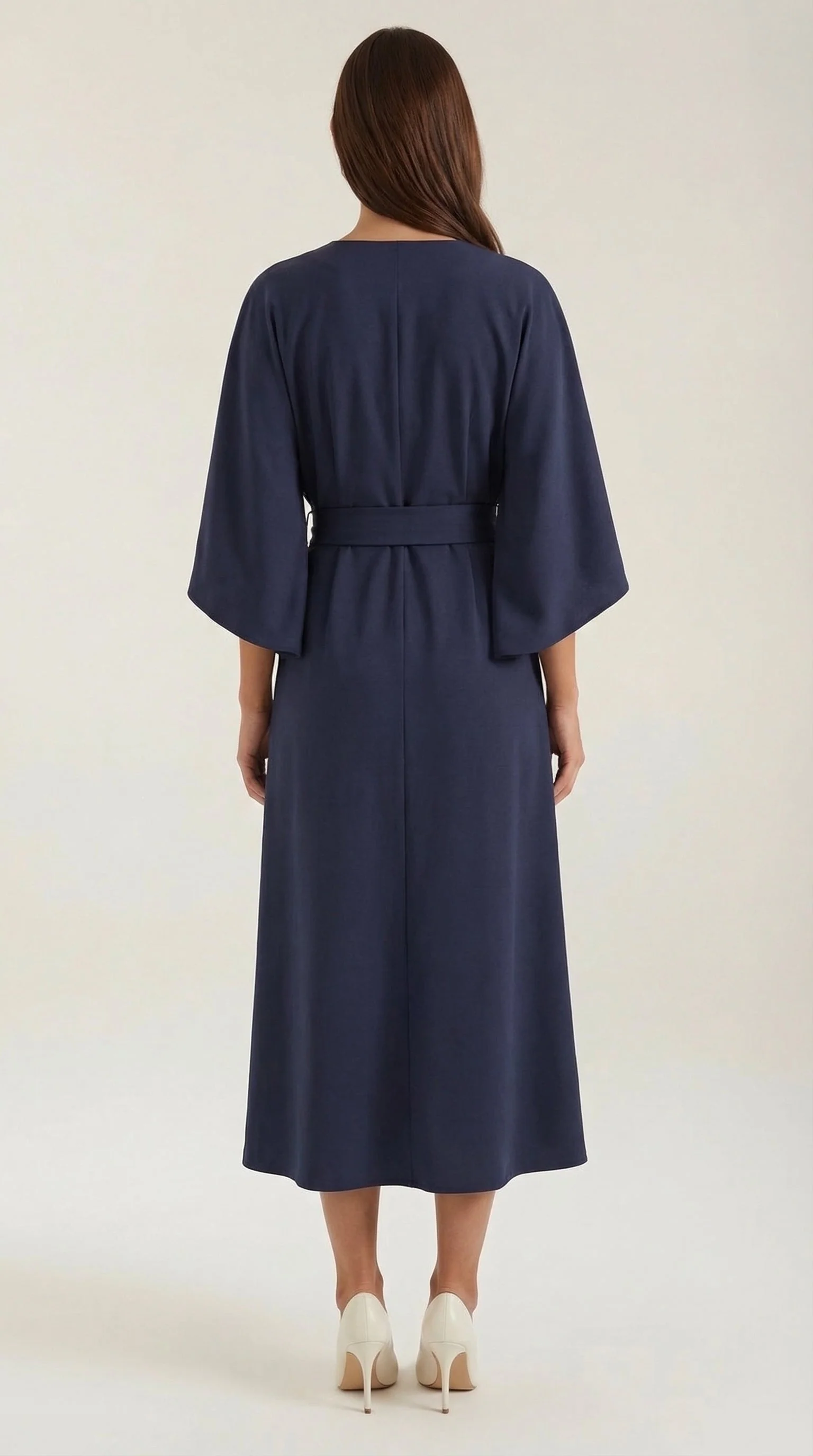 Midikleid mit Ballon?rmeln