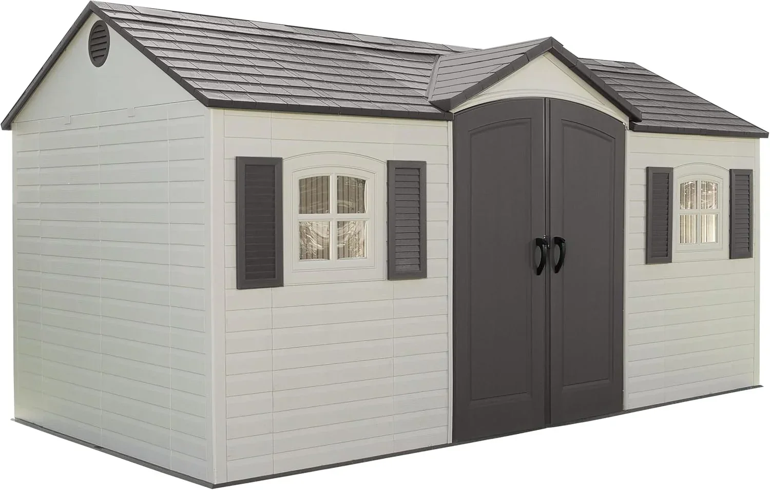 Lifetime 6446 Outdoor Storage Shed 8 x 15 Foot Desert Sand