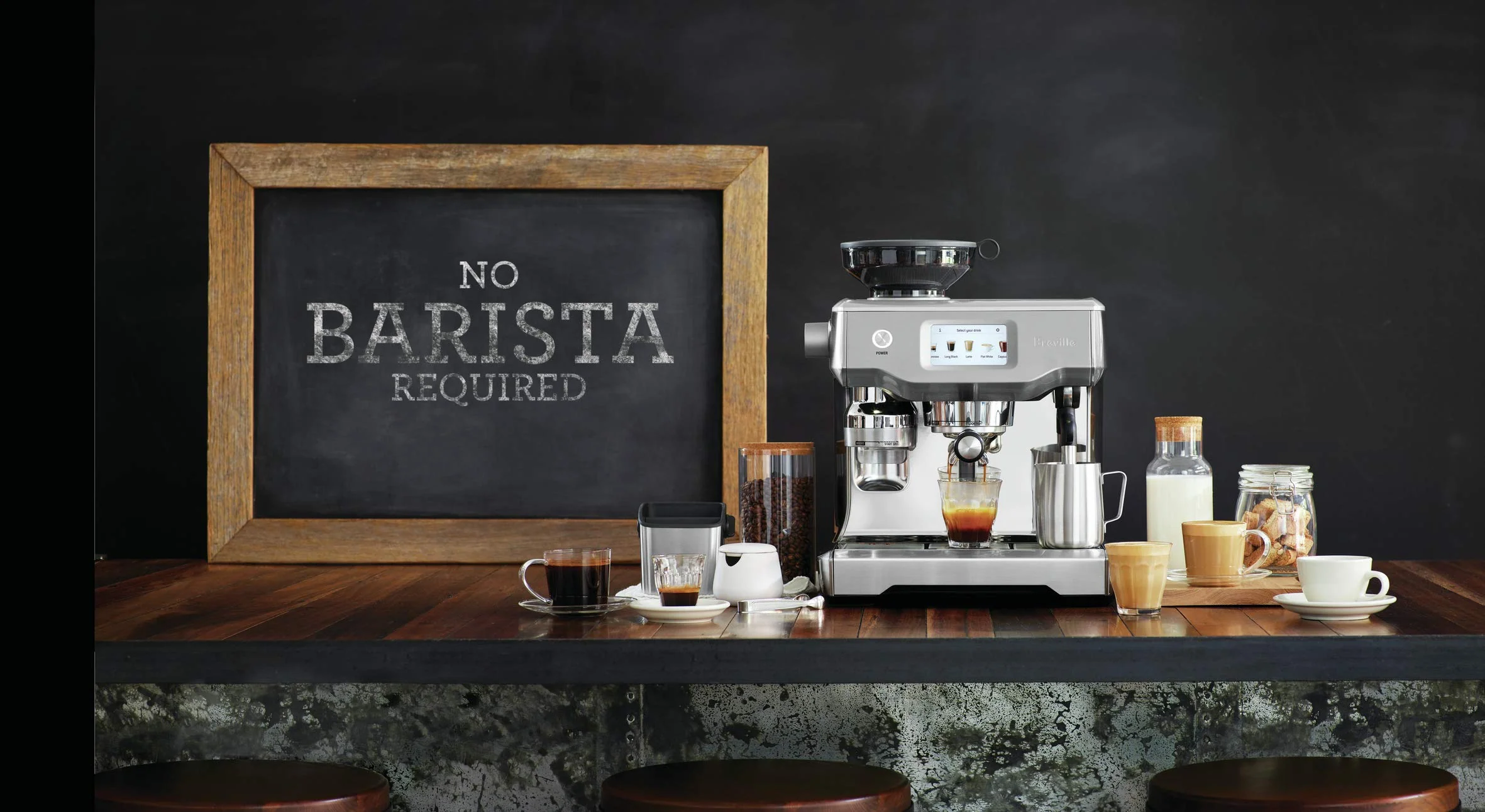 Breville Automatic Espresso Machine BES990BSSUSC