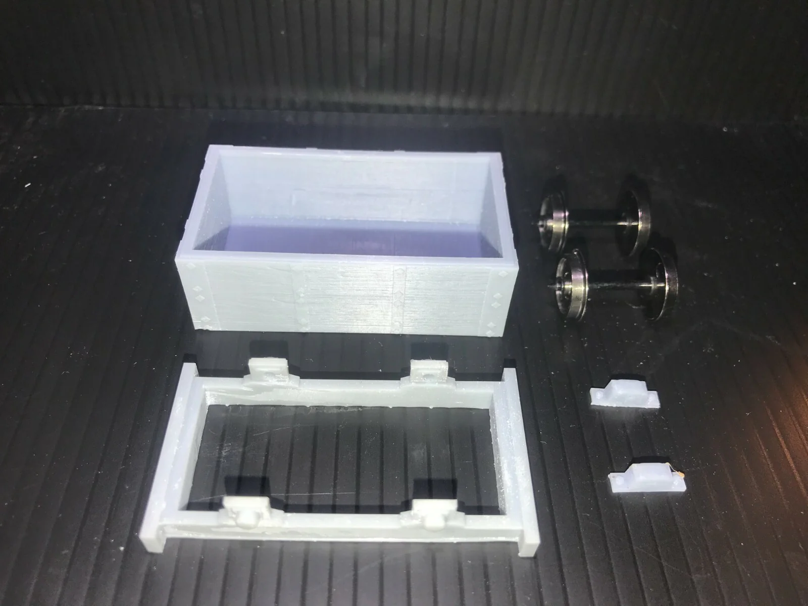 Gn15  Mineral/Mining Wagon Kit with optional wheelsets