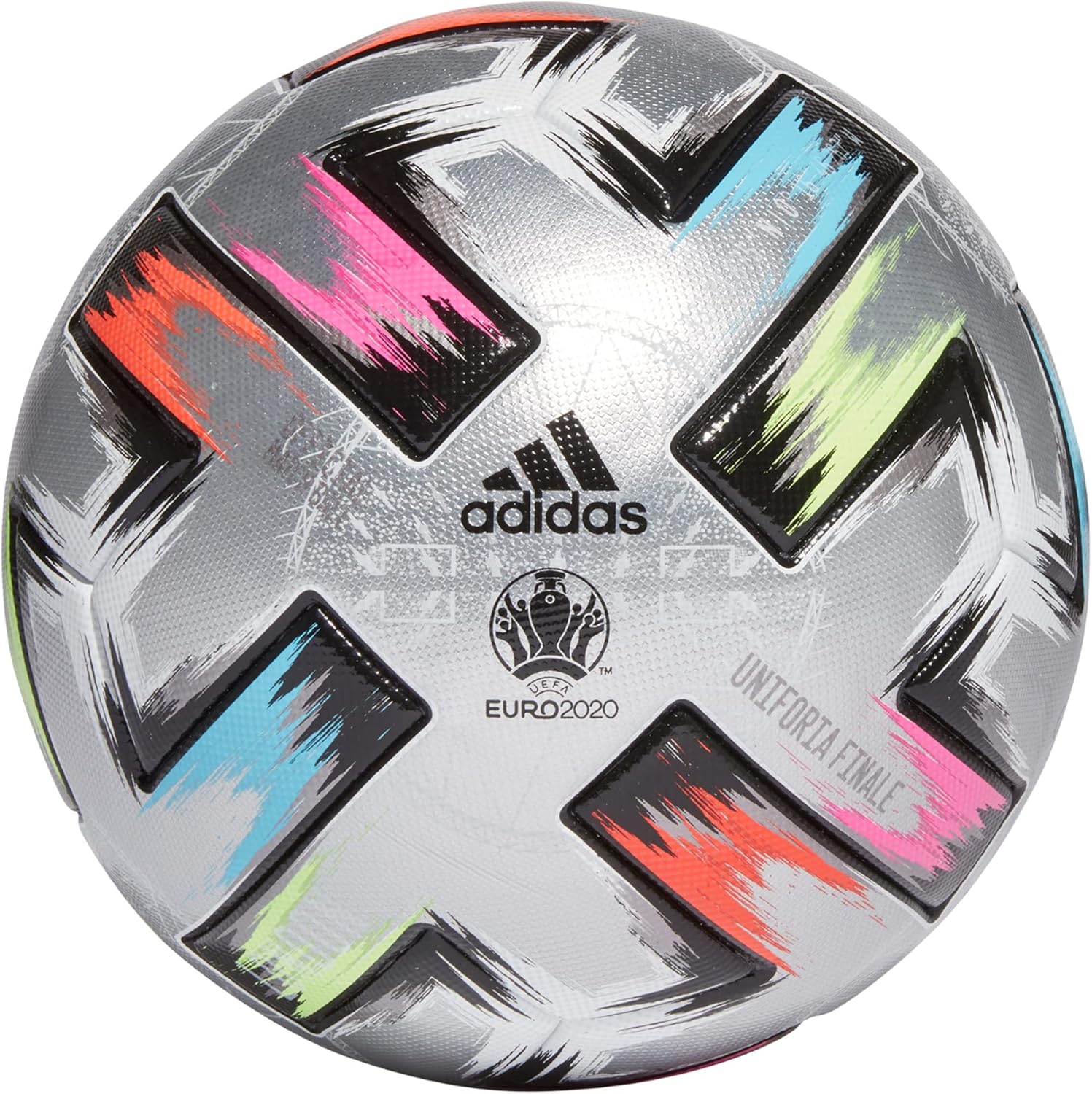 adidas FS5078 Unisex – Erwachsene UNIFO FIN PRO Fußball, SILVMT/Black/Solred/S, 5