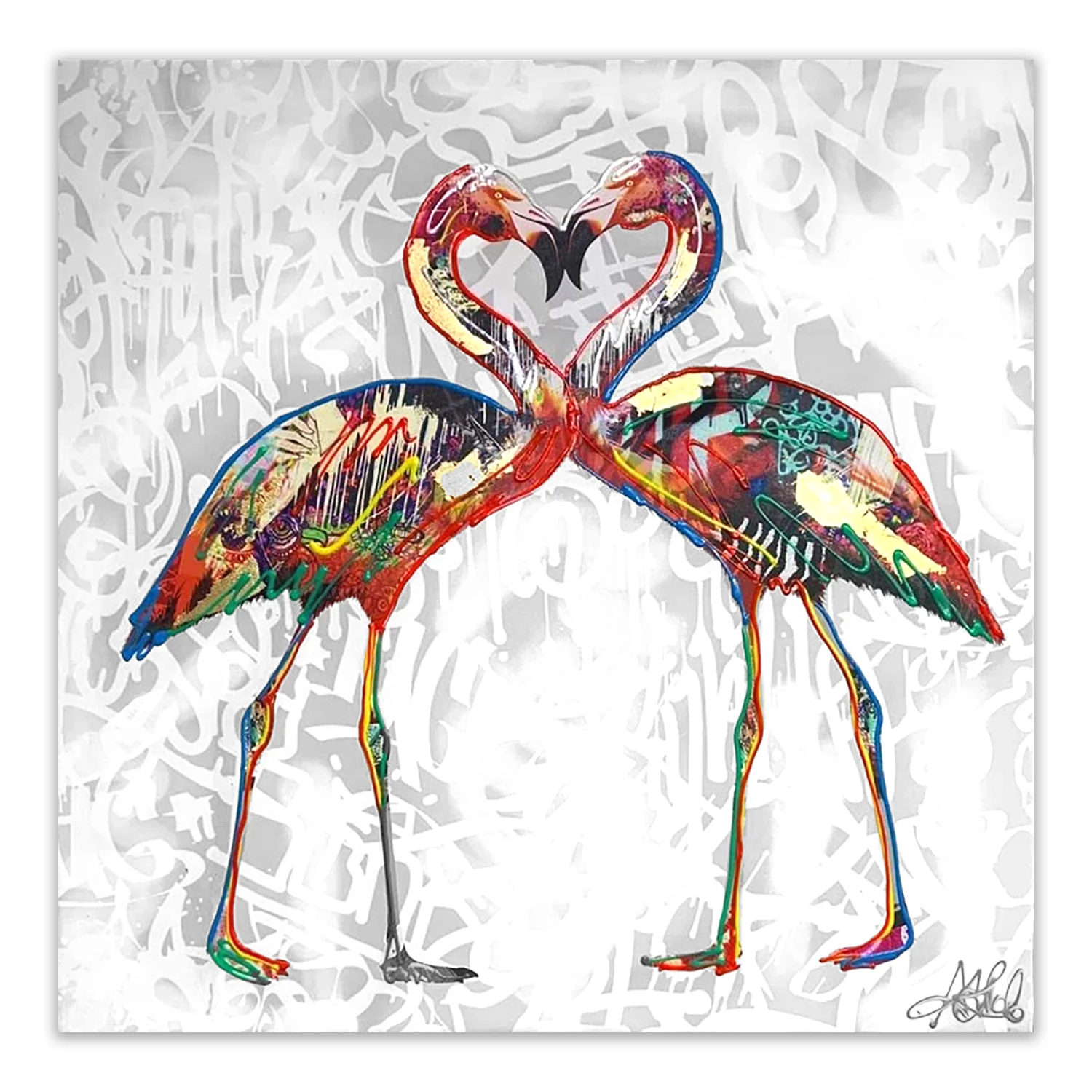 Street Flamingos