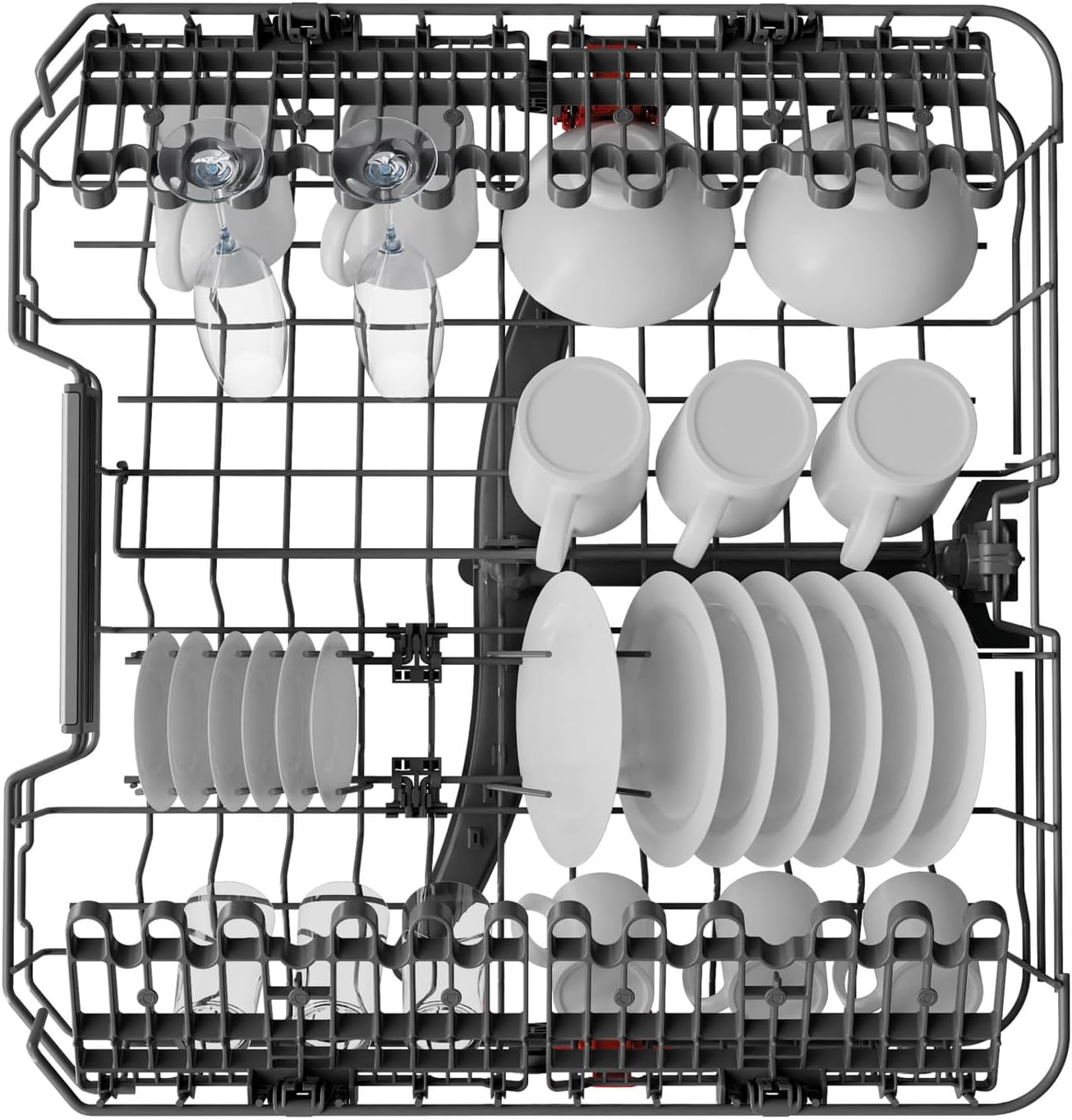 Bauknecht BUO 3O41 PLT X Unterbau-Geschirrspüler 60 cm /14 Maßgedecke /10 Standardprogramme und 1 Sensorprogramm/PowerClean/ActiveDry/Besteckschublade/Vollwasserschutz