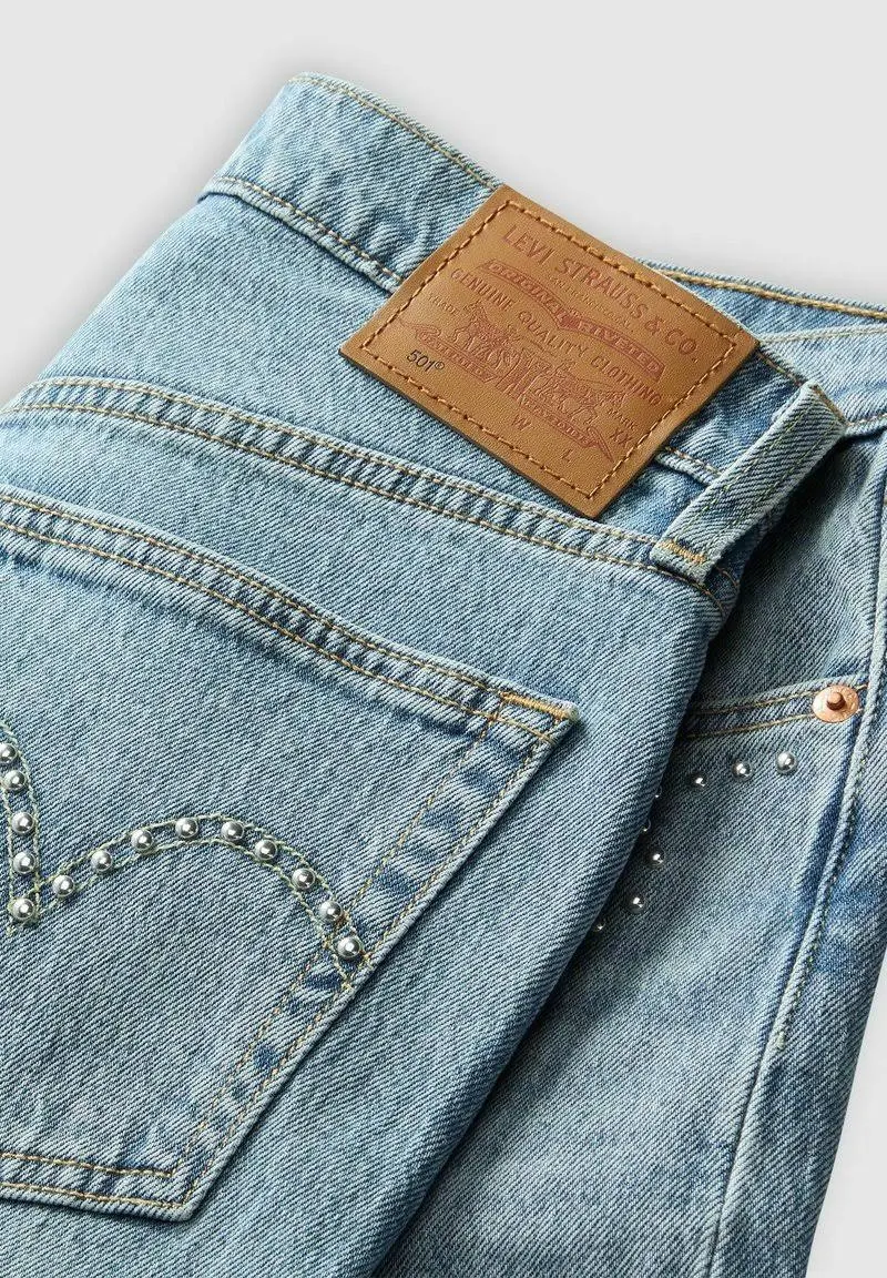 Levi’s 501 CROP Jeans Straight Leg Damen