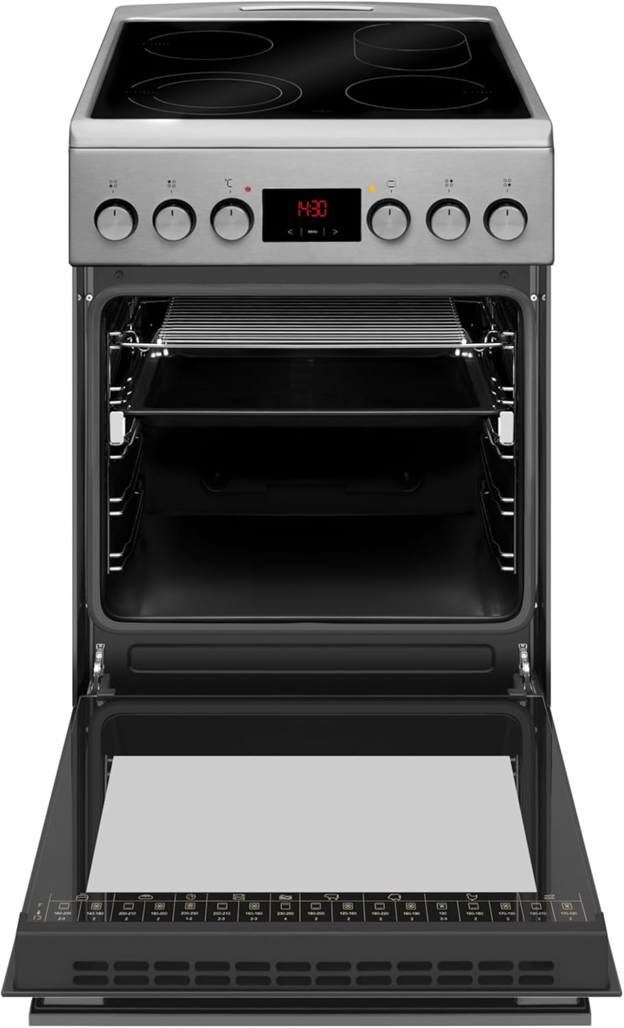 Amica SHC 903 001 E Standherd Elektro / 50 cm/Fine Design/Edelstahl/SensorControl Timer / MF9 / Umluft/Energieeffizienzklasse A