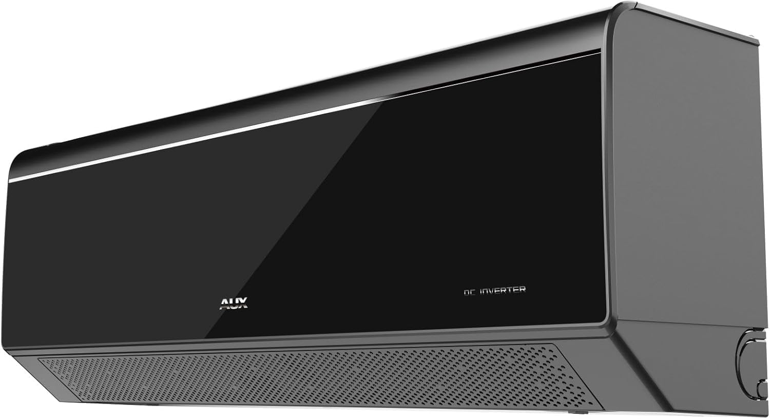 A++ AUX Klimaanlage Set 27000 BTU (7,9kW) - Außengerät + 2× 12000 BTU Wandgerät mit WLAN - R32 Kältemittel - Hochglanz Schwarz - leise Multi Split für 2 Räume - smart & anschlussfertig