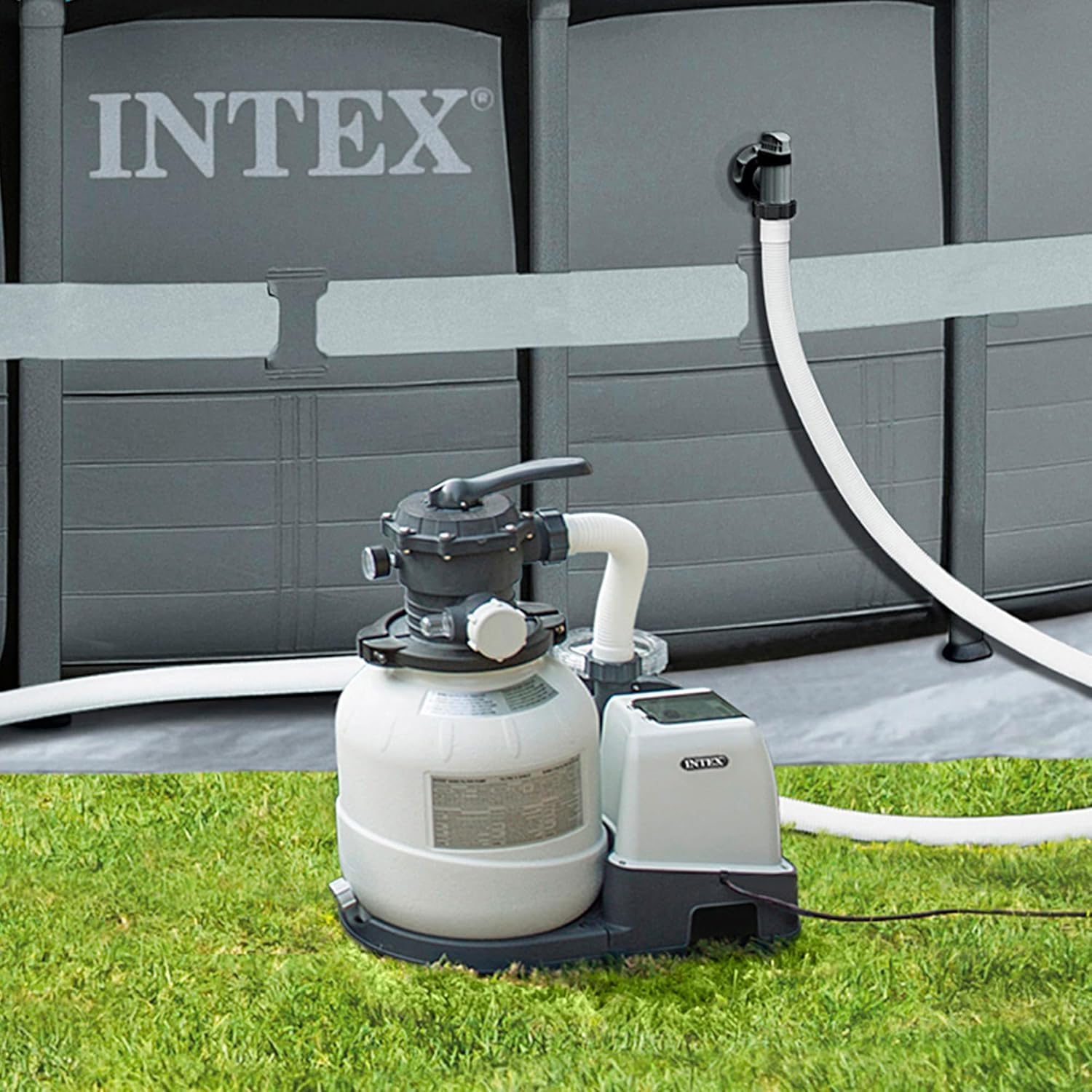 Intex 26652 Pompa Filtrująca, Biały/Czarny, 12.000 L/h