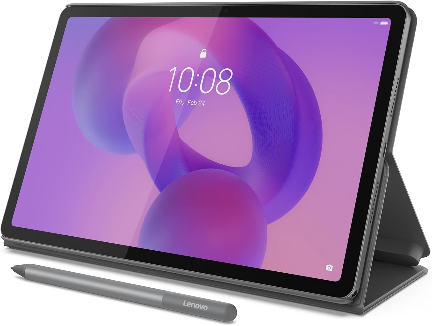 Lenovo Idea Tab - College Tablet - 11�� 2.5K IPS Touchscreen Display - 90Hz - MediaTek Dimensity 6300-4 GB Memory - 128 GB Storage - Integrated Arm Mali-G57 MC2 - Tab Pen and Folio Case