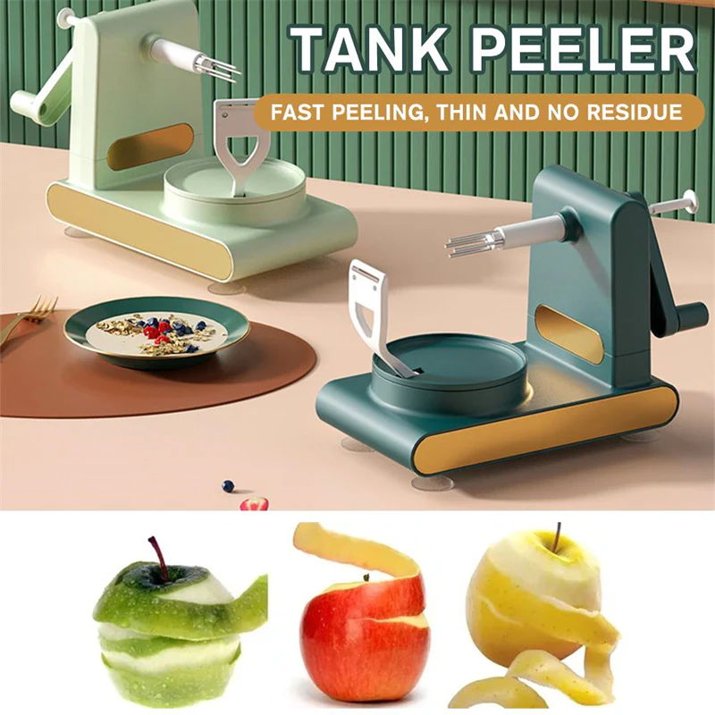 Hand Crank Apple Peeler, Slicer & Corer �?Multifunction Fruit & Vegetable Peeling Machine