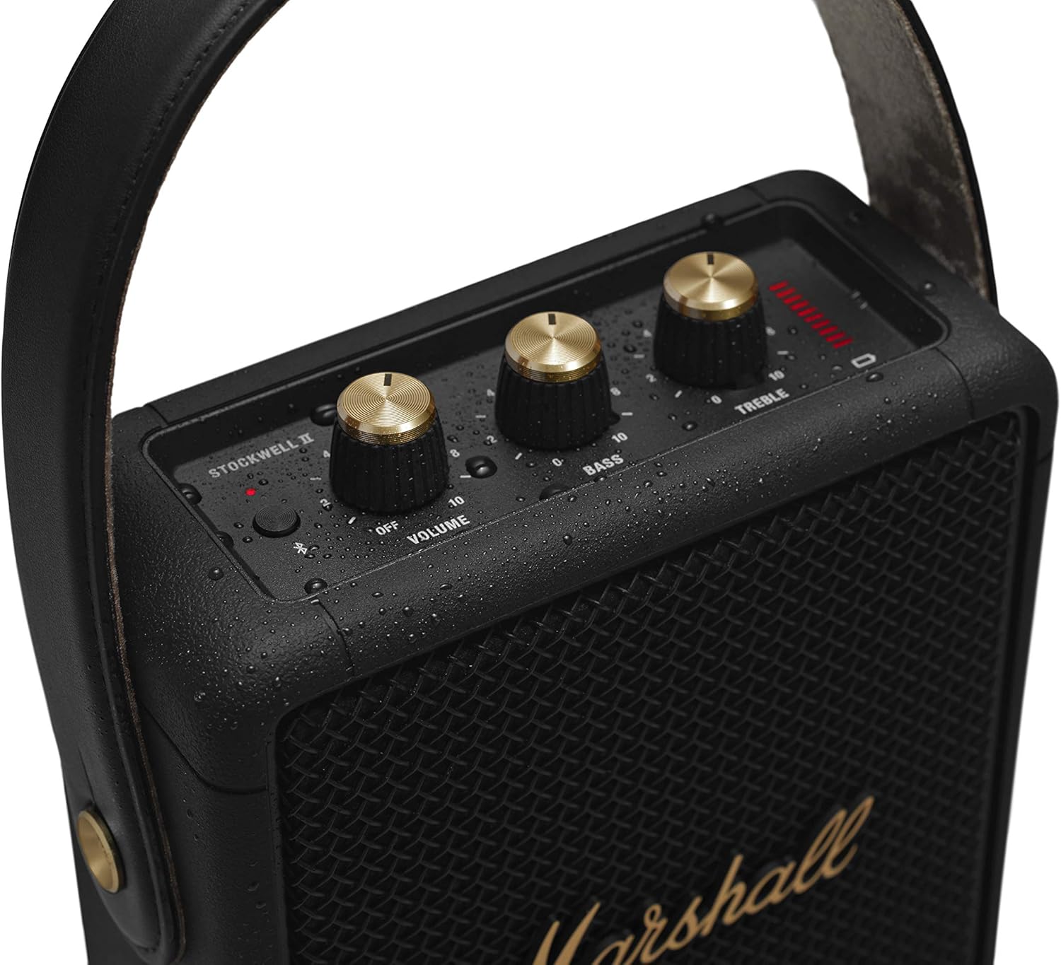 Marshall Stockwell II Portable Bluetooth Speaker - Black&Brass