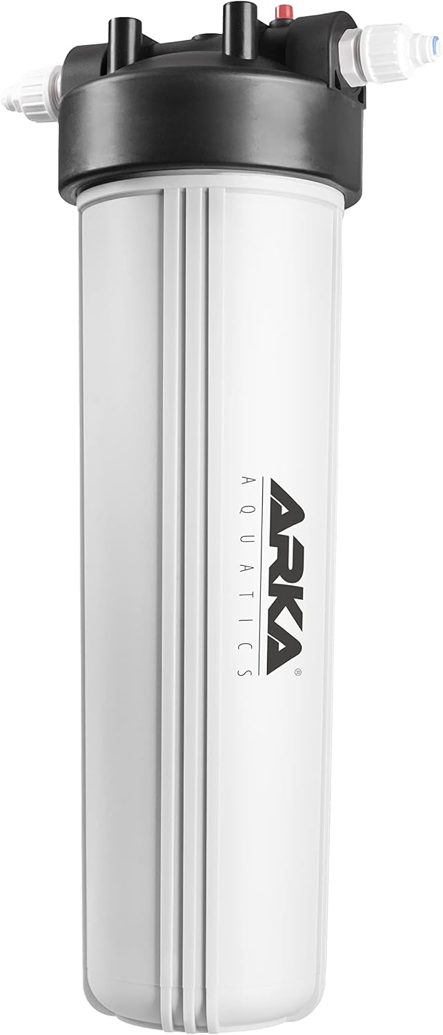 ARKA myAQUA 1900 Umkehrosmoseanlage 1900 L/Tag - Wasserfilter & Enthärtungsanlage, entfernt bis zu 99% Salze, Schadstoffe & Bakterien - Für Aquarien & Haushalt