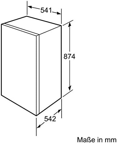 Bosch GIV11ADC0 Serie 6 Einbau-Gefrierschrank, 95 kWh, Jahr, 70 l, LowFrost, FreshSense, 72 x 56