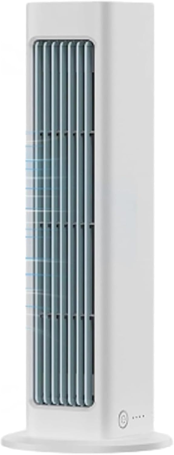 BreezaMax Air Conditioner Tragbar – Mini Klimaanlage, Leise & Energieeffizient, 3 Geschwindigkeiten, Bladeless Design, Perfekt für Büro, Schlafzimmer & Zuhause (Weiß)