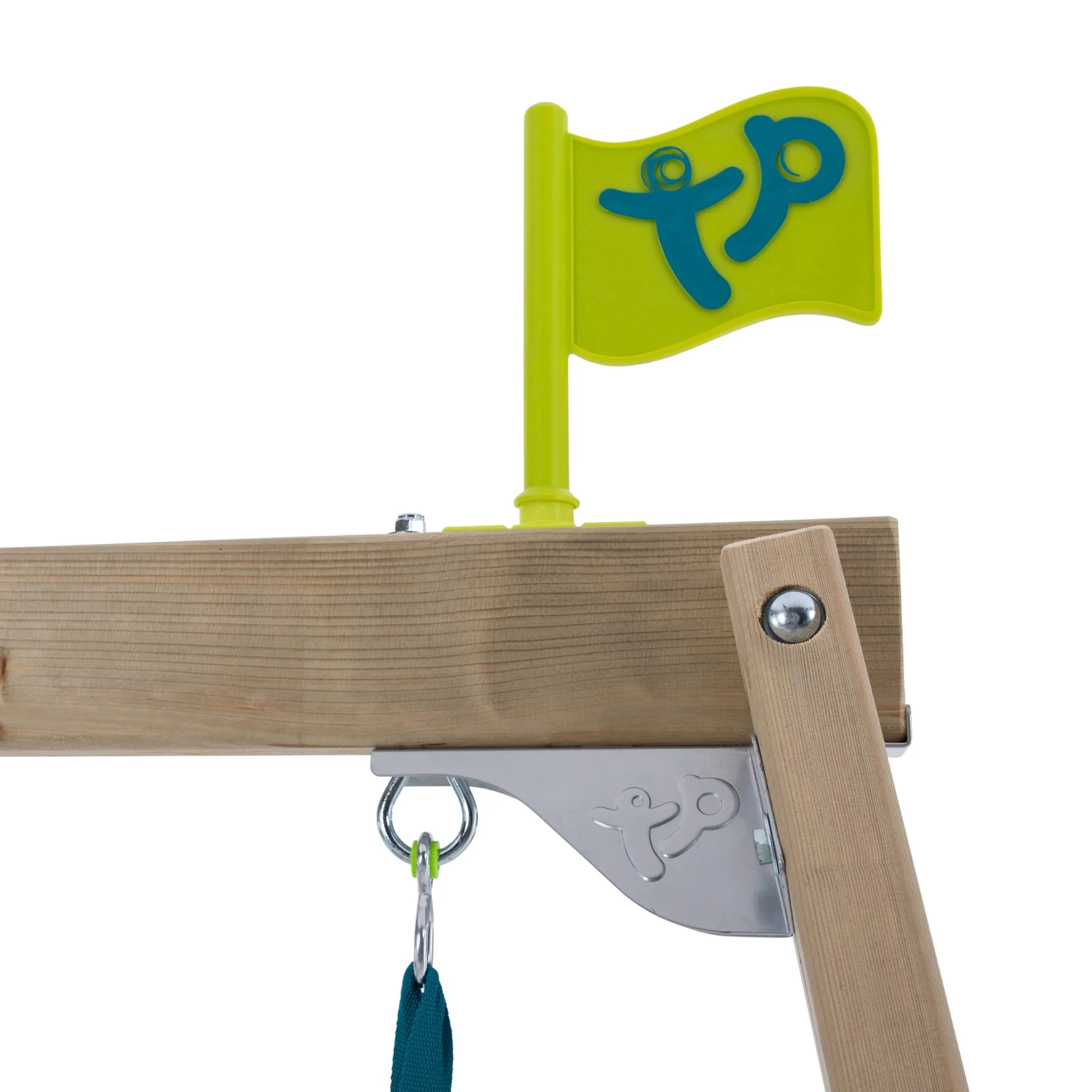 TP Castlewood Beeston Houten Klimrek met Schommelset & Glijbaan ?C FSC? gecertificeerd
