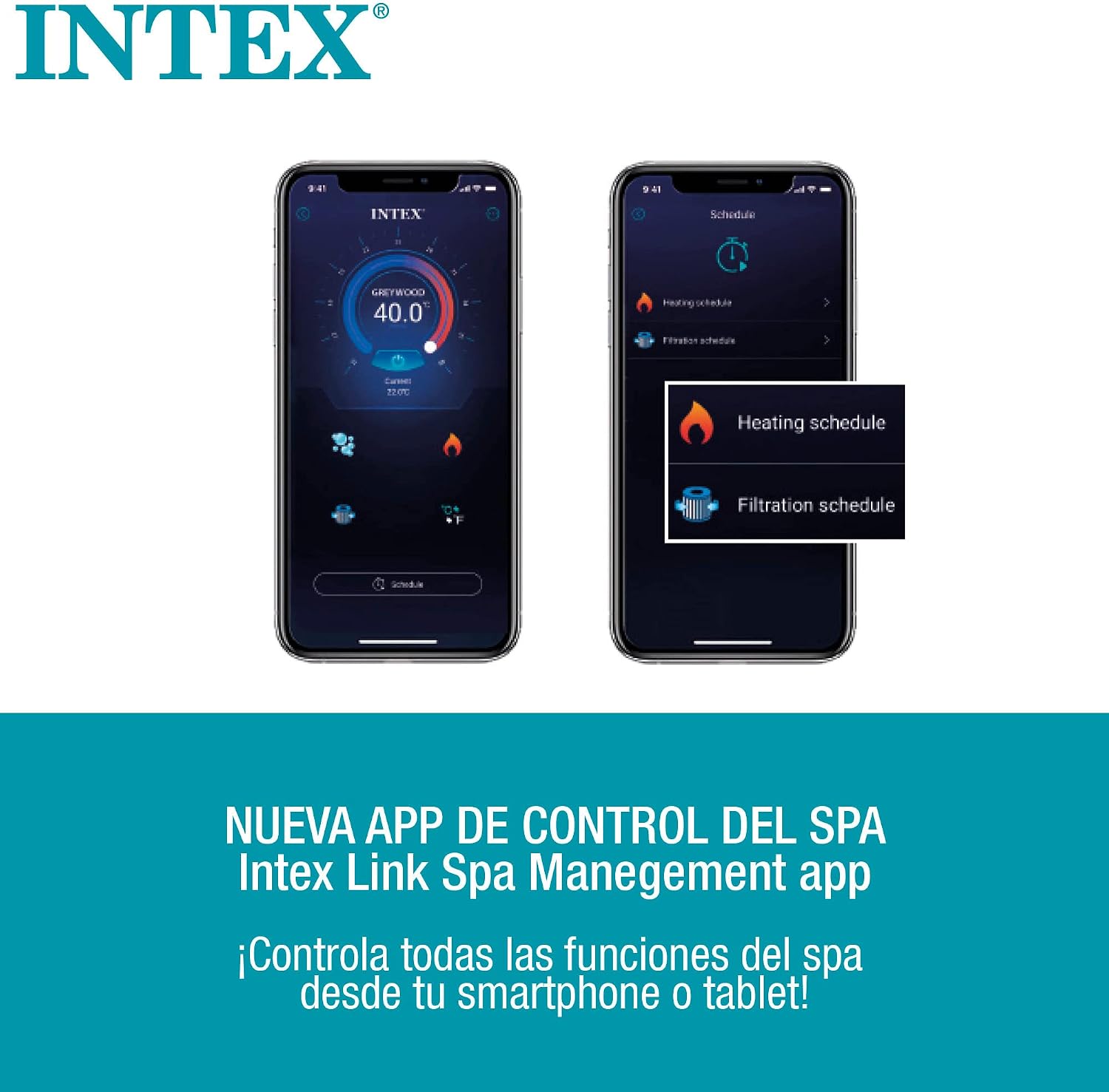 Intex 86IN X86IN X28IN PURESPA Jet and Bubble Deluxe Set