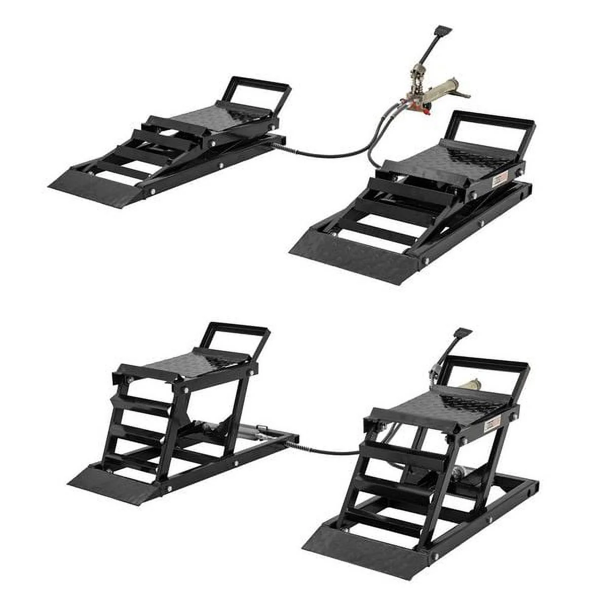 Hydraulische Hebebühne Black Widow mit Rampe – Tragkraft 3.000 lb pro Paar