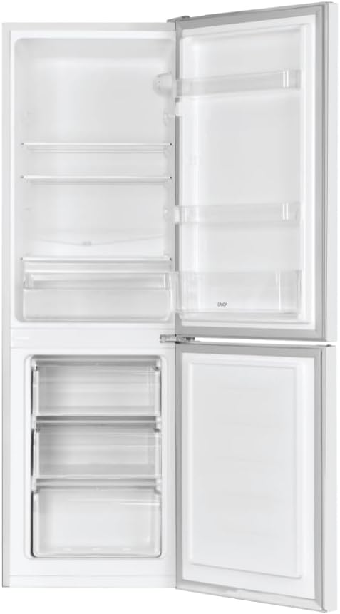 Candy CCG1L314EW – kombinierter Kühlschrank, BxHxT 1440 x 470 x 495 cm, 157 l, Gemüseschublade, mechanische Temperaturregelung, LED-Beleuchtung, umkehrbare Tür, 39 dB, weiß, Klasse E
