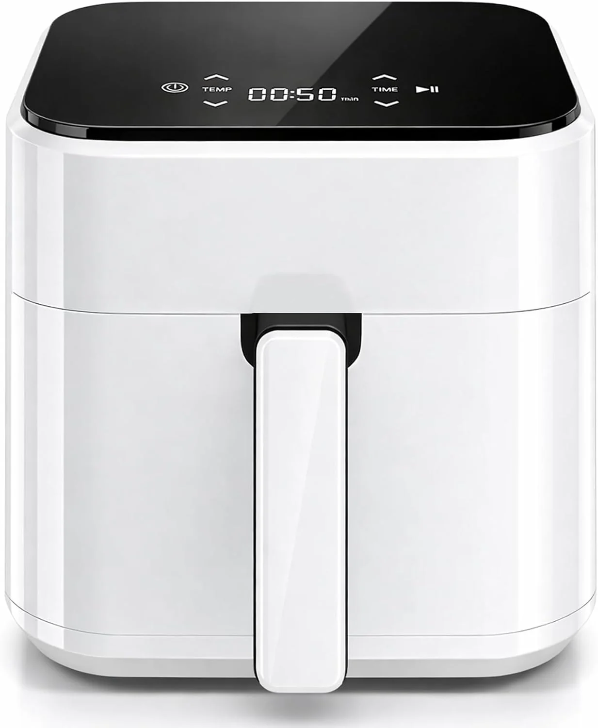 Simple Deluxe 10-in-1 Air Fryer Oven 12.6 Qt, Digital Preset Airfryer with Visible Window