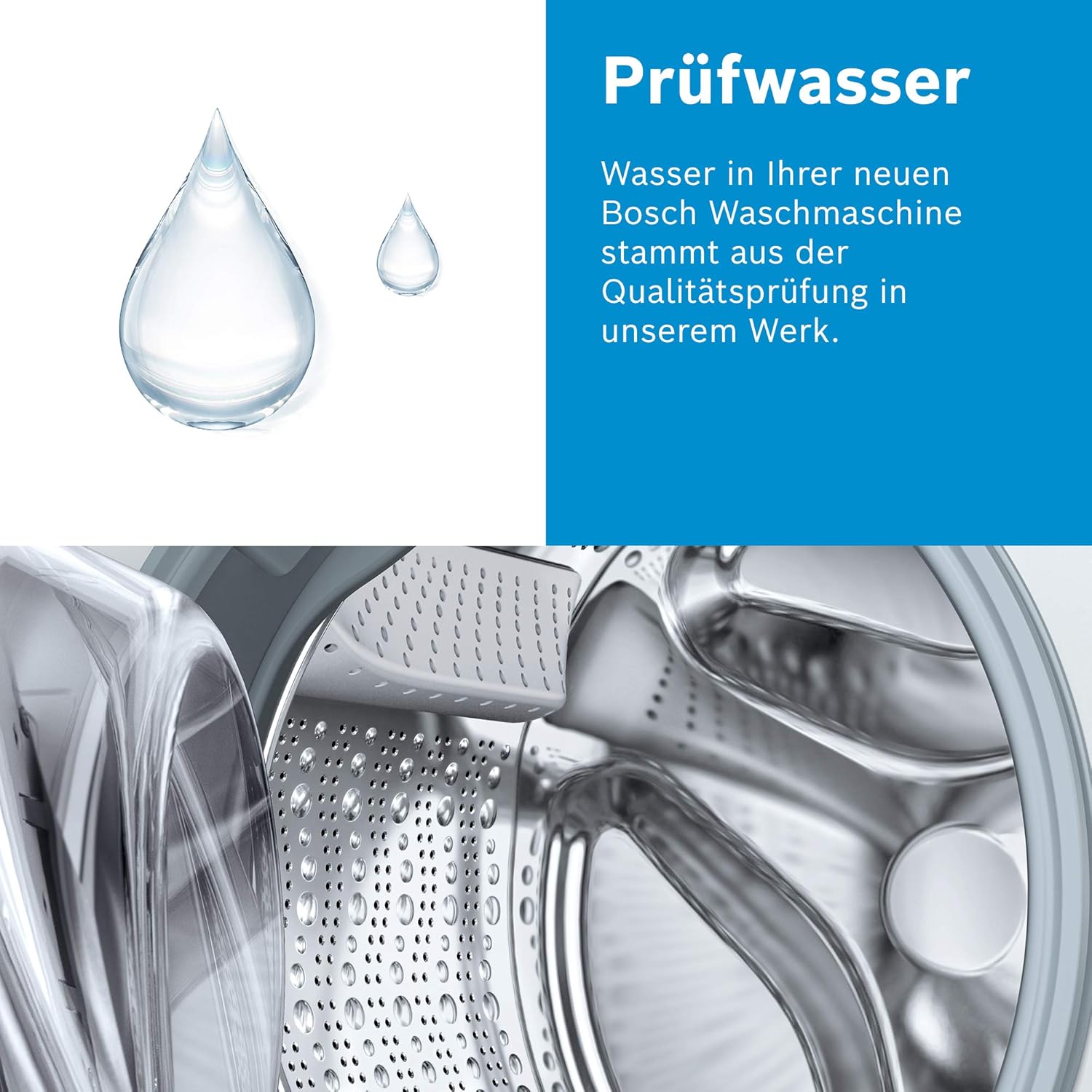 Bosch WGB244010, Serie 8, Smarte Frontlader Waschmaschine, 9 kg, 1400 UpM, Made in Germany, intelligente Waschmittel Dosierung i-Dos, entfernt 16 Fleckenarten, SpeedPerfect, spart Wasser & Energie