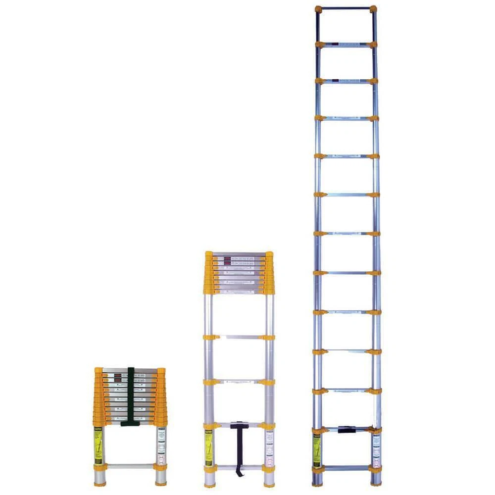 2025 XTEND + CLIMB Compact Uitschuifbare Ladder 3,8 m - Telescopisch Aluminium - Draagvermogen 113 kg