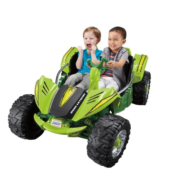 12V Power Wheels Dune Racer Extreme Battery-Powered Ride-On, Green