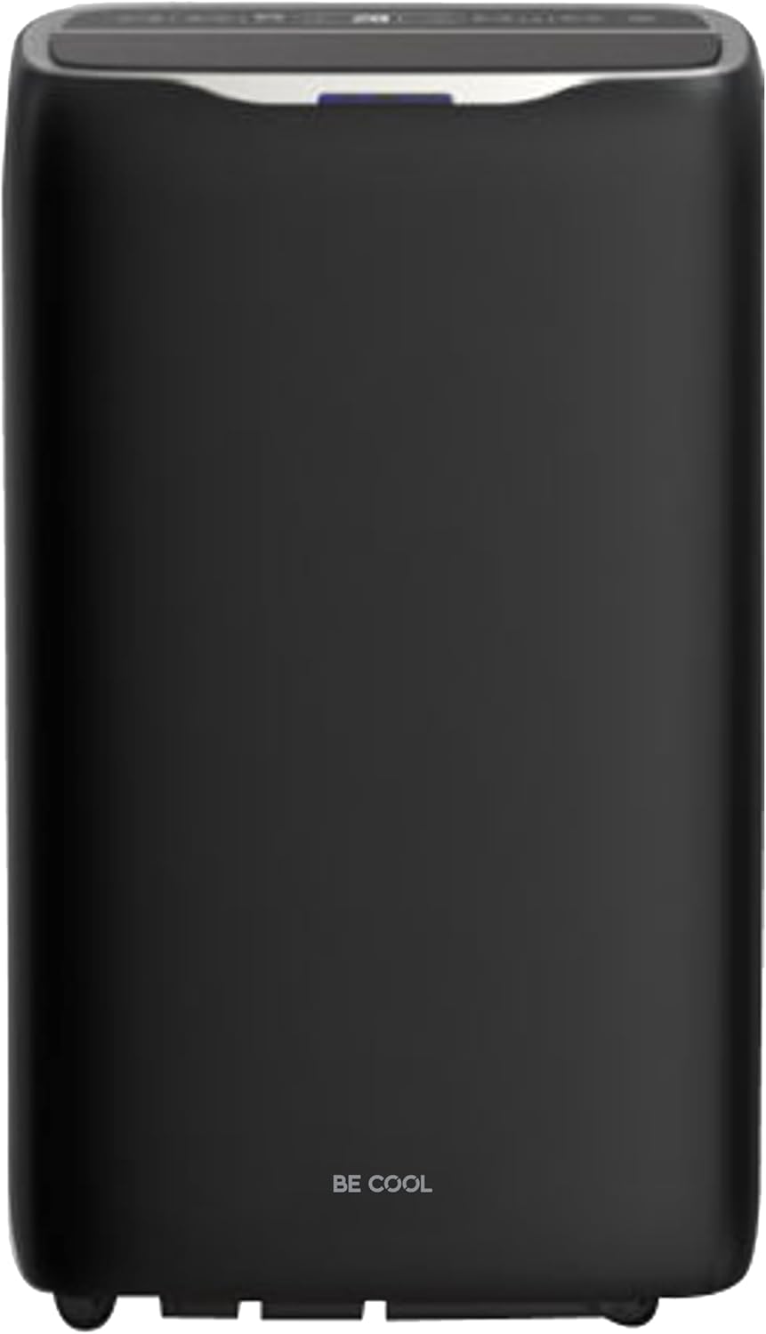 BE COOL 4in1 Klimagerät 14.000 BTU BC14KL2402FW – Kühlen: 14.000 BTU, Heizfunktion, bis max. 125 m³, WiFi-Steuerung, Fernbedienung, schwarz