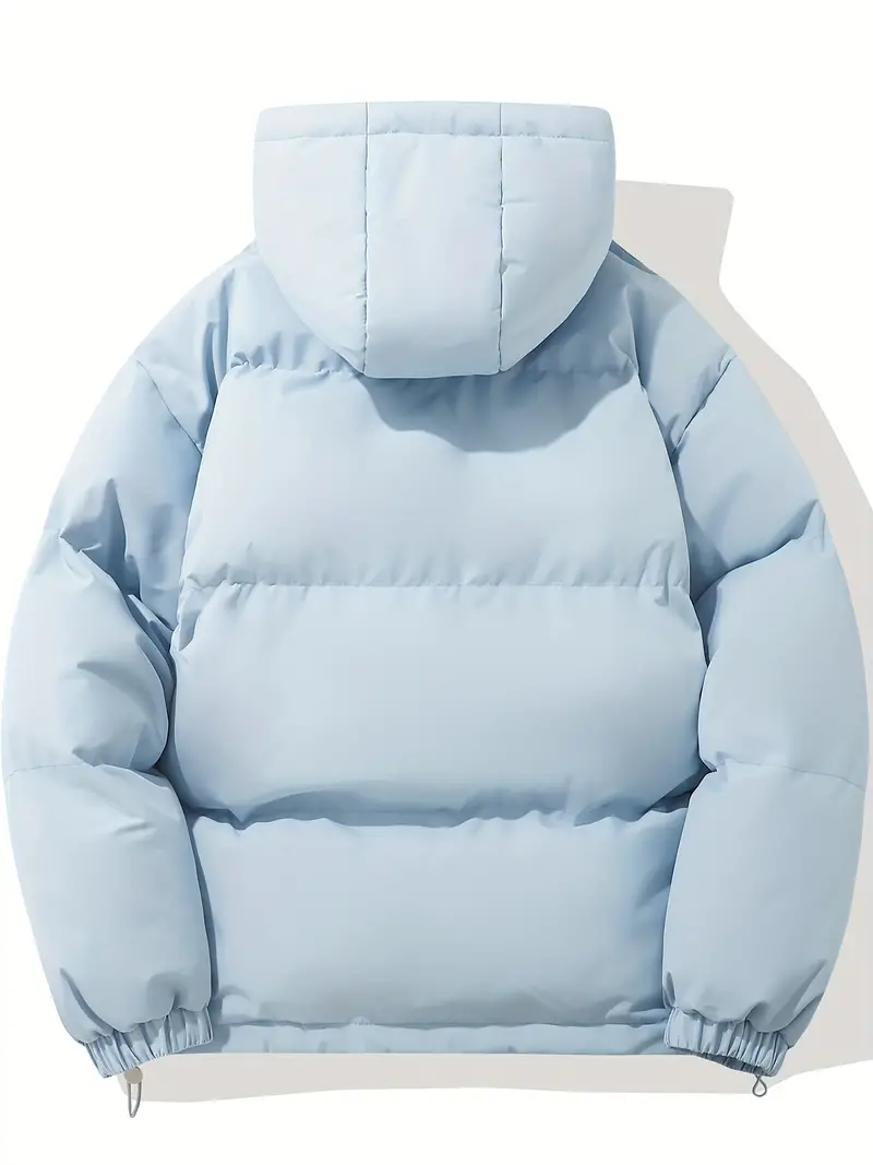 Warme Daunenjacke mit Kapuze f��r Herren | Wintermantel im klassischen Design